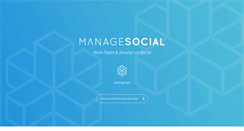 Desktop Screenshot of managesocial.com